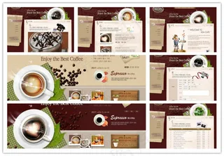 日式美食网站制作模版