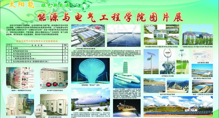 能源与电气工程学院收集展图片cdr矢量模版下载