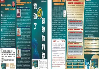 药品广告 宣传单 dm宣传单 三折...