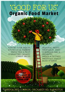 个性创意有机农作物海报宣传图片