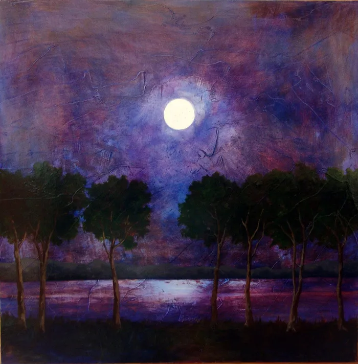 高清风景油画图片