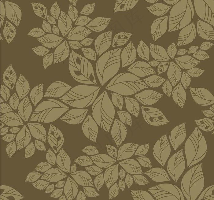 欧式花纹 古典花纹 树叶图片