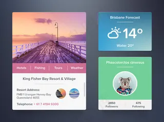 唯美手机界面psd素材