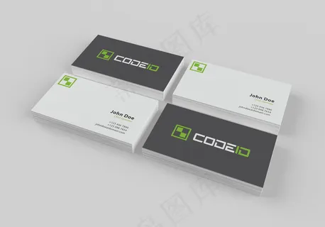 名片设计效果图智能贴图模版样机