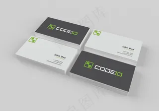 名片设计效果图智能贴图模版样机