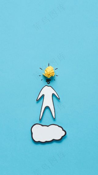 纸团纸片画高清摄影图片