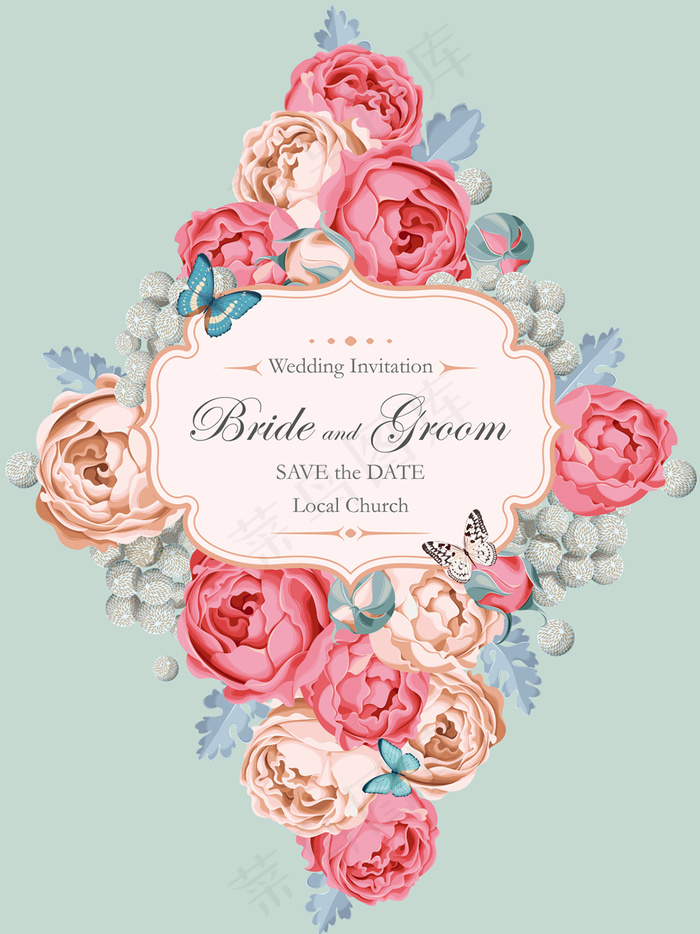 鲜花 花藤矢量植物设计