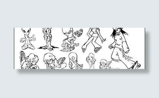 50款卡通潮流人物矢量素材