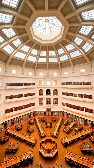 外国图书馆室内高清摄影图片