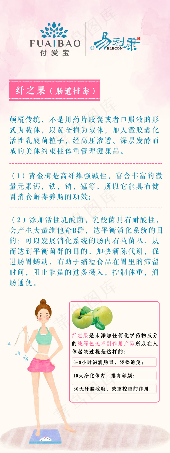 纤之果产品易拉宝展架设计(3543X9449(DPI:150))psd模版下载