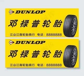 邓禄普轮胎图片