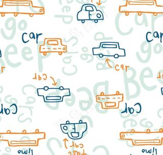 汽车 轿车 卡通背景图片