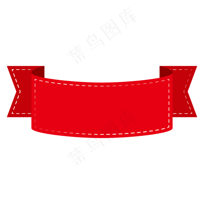 红色丝带横幅红色丝带横幅