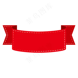 红色丝带横幅红色丝带横幅