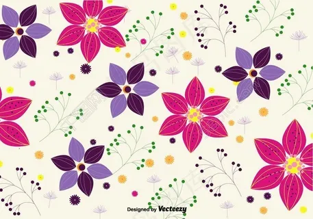 春天的花朵背景