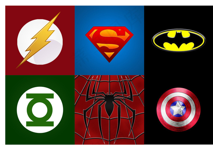 动漫英雄图标合集图片