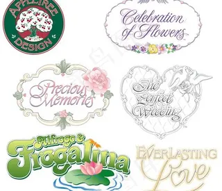 精美花纹花边图案图片