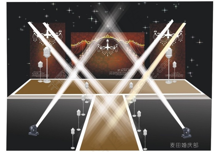 婚礼设计图(210X297)cdr矢量模版下载
