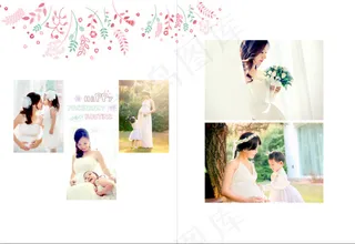 孕妈母婴孕期宝宝分娩记录相册纪念册...