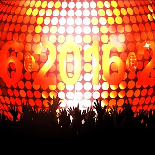 圣诞节欢呼人物酒吧海报