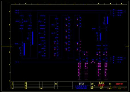 电气设计CAD机械图纸