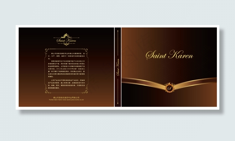 圣凯伦 CD 封套ai矢量模版下载