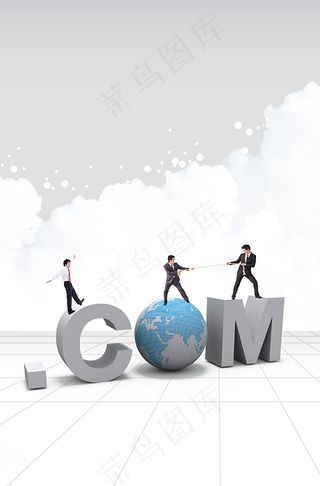 商务科技宣传图片PSD分层素材