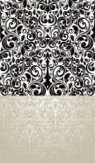 欧式花纹背景设计矢量素材