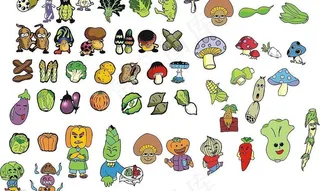 50个可爱蔬果图片