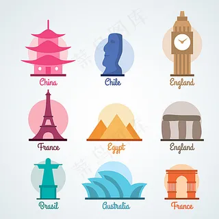 世界旅游名胜景点素材图片