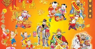 春节财神招财童子PSD素材大集合