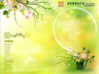 梦想成真婚纱模板