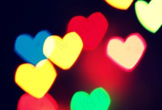 光斑 光环 背景 绚丽 斑点 爱心