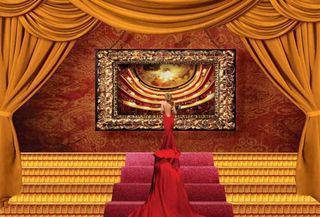 豪华舞台背景