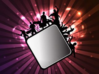 一个音乐团体形象的观众