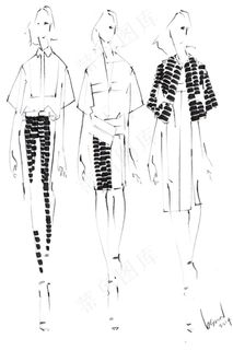 3款时尚女装设计图