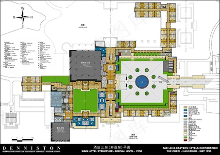 酒店三层平面 酒店平面设计图片