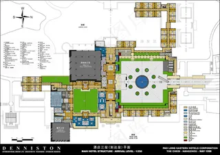 酒店三层平面 酒店平面设计图片