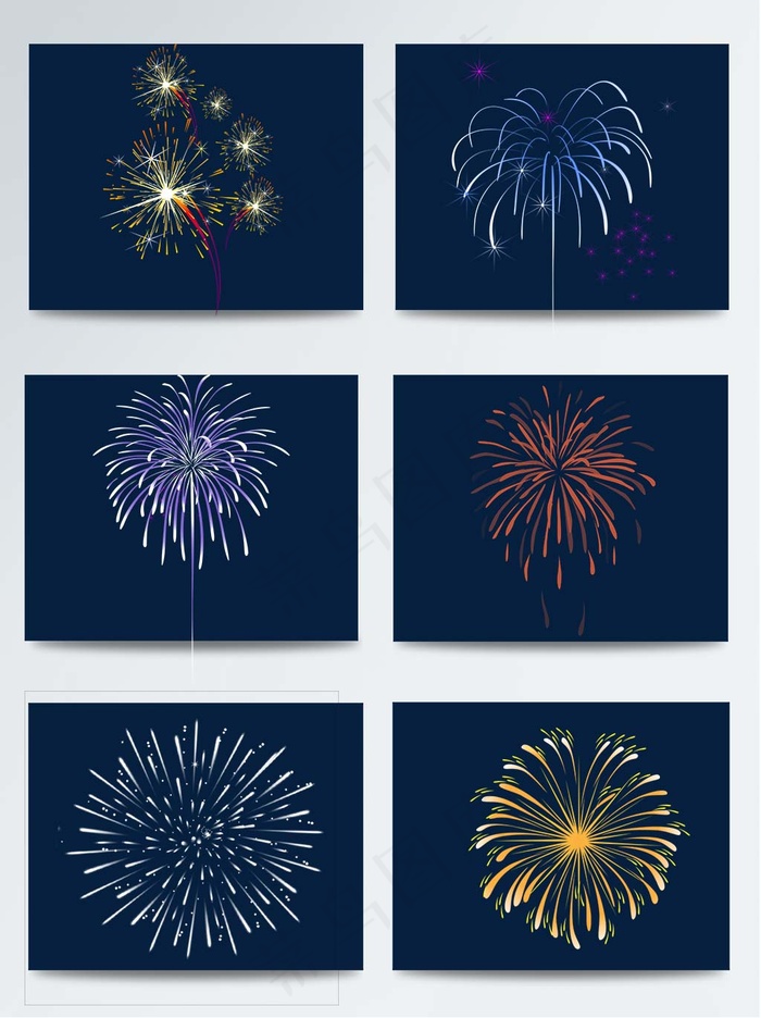 烟花过年节日春节