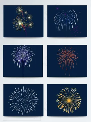 烟花过年节日春节