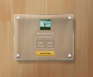 玻璃质感ui界面