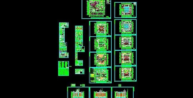 商贸综合体高级酒店框剪结构建筑施工...