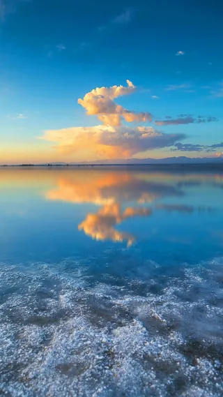 湖泊风景高清摄影图片