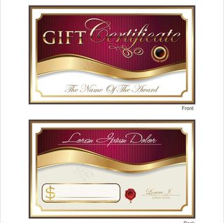 支票 礼券 优惠券