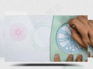 高清手绘纹路纹理绘画视频CC0