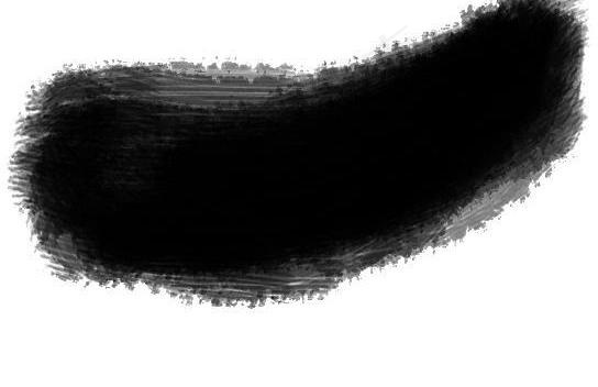 水墨笔刷图片