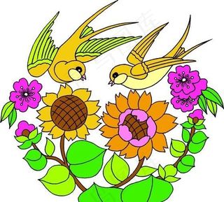 吉祥图案 中华传统图案 动物装饰图案 矢量素材 CDR格式_0087