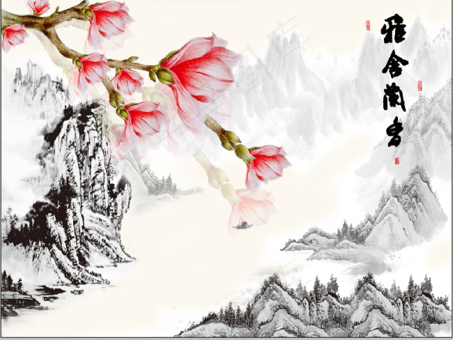 雅舍兰香电视墙