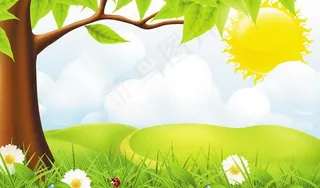 春天主题矢量素材图片