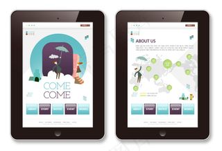 卡通地图APP界面